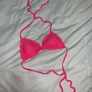 pink swimsuit top